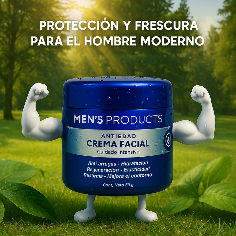 CREMA FACIAL MEN'S-¡Renueva tu piel en 1 semana!