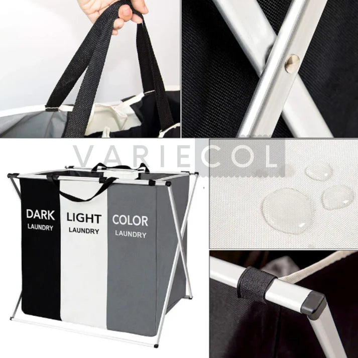 Foldable Laundry Basket™ - Cesto de ropa plegable.