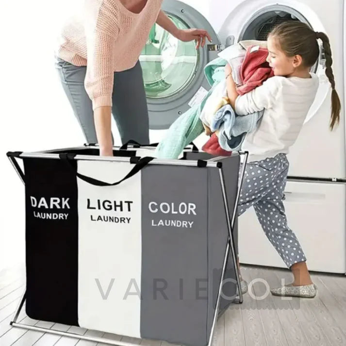Foldable Laundry Basket™ - Cesto de ropa plegable.