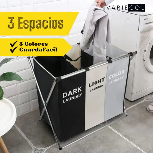 Foldable Laundry Basket™ - Cesto de ropa plegable.