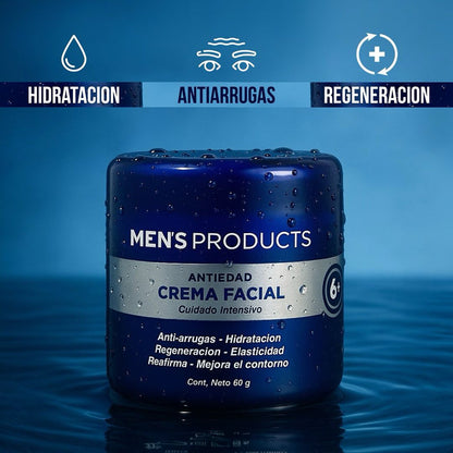 CREMA FACIAL MEN'S-¡Renueva tu piel en 1 semana!